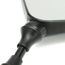 2Pcs Motorcycle Rear View Mirror Black For Suzuki Dr 200 250 Dr350 Drz 400  R8U7