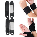 4pcs Self Heating Wrist Brace Compression Magnetic Hand Support Band Belts