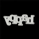 Greeting Words happy Metal Cutting Dies For DIY Scrapbooking Card Craft Decor LJ