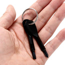 2Pcs Multi Tool Key Ring Screwdriver Outdoor Pocket Tool Set With Keychain 3c