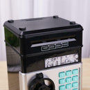 Automatic Electronic Piggy Bank ATM Password Money Box Saving Box (Black) A