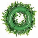 Round Wreath Artificial Wreath Green Leaves For Door Wall Window Decoration C4W5