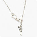 Stylish 1Pcs Handcuff and Gun Lariat Necklace Pendant Necklace LJAU