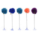 5pcs/set Bell Plush Ball Spring Cat Scratch Toys Pet  Training Sucker Toys