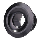M18 MTB Bike Crank Cover Screw Cap Aluminum Alloy Crankset Fitting (Black) A