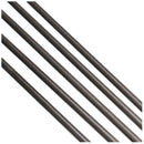5Pcs 4mm Black Carbon Fibre Rods Rod 500mm Long For Sand-Table RC Airplane  R7H2
