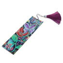DIY Special Shaped Diamond Painting Leather Tassel Bookmark Creative Crafts