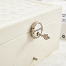Fashion Design Leather Jewelry Box Jewelry Case Jewelry Package Storage Lar