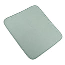 Absorbent Microfibre Drying Mat Dish Glassware Drainer Kitchen Sink Green
