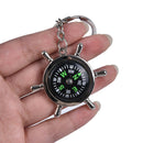 1pc Camping Hiking Compasses Outdoor Travel Portable Alloy Navigation Keychai-