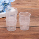 20x/Set 30ml Plastic Durable Measuring Cup Beakers Mould Making Kitchen ToolJR