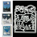 Merry Christmas Metal Cutting Dies Stencils Scrapbooking Album Decor DIY