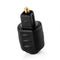 Mini Optical Audio Adapter 3.5MM Female Jack To Digital Toslink Male Plug f B8T4