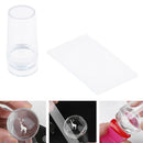 2Pcs Nail Art Stamper Scraper Image Plate Manicure Print Tools Print Tool DIYJ,a