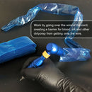 100 Pieces Durable Blue Tattoo Clip Cord Sleeves Liner Shader Machine Covers