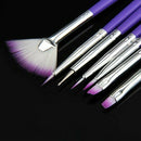 7x Acrylic UV Gel Nail Brush Set Gel Brush Brush Nail Art Design Pen Brush  Q7H3