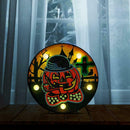 DIY Diamond Painting LED Lamp Partial Special Shape Pumpkin Halloween Decor