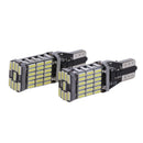 2pc Canbus W16W LED CANBUS T15 45led 4014smd Chip LED High Power Light