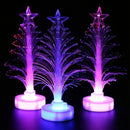 Colorful LED Fiber Optic Nightlight Decoration Light Lamp Mini Christmas Tr