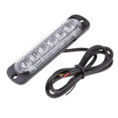 2x 6-LED Emergency Vehicle Grill Warning