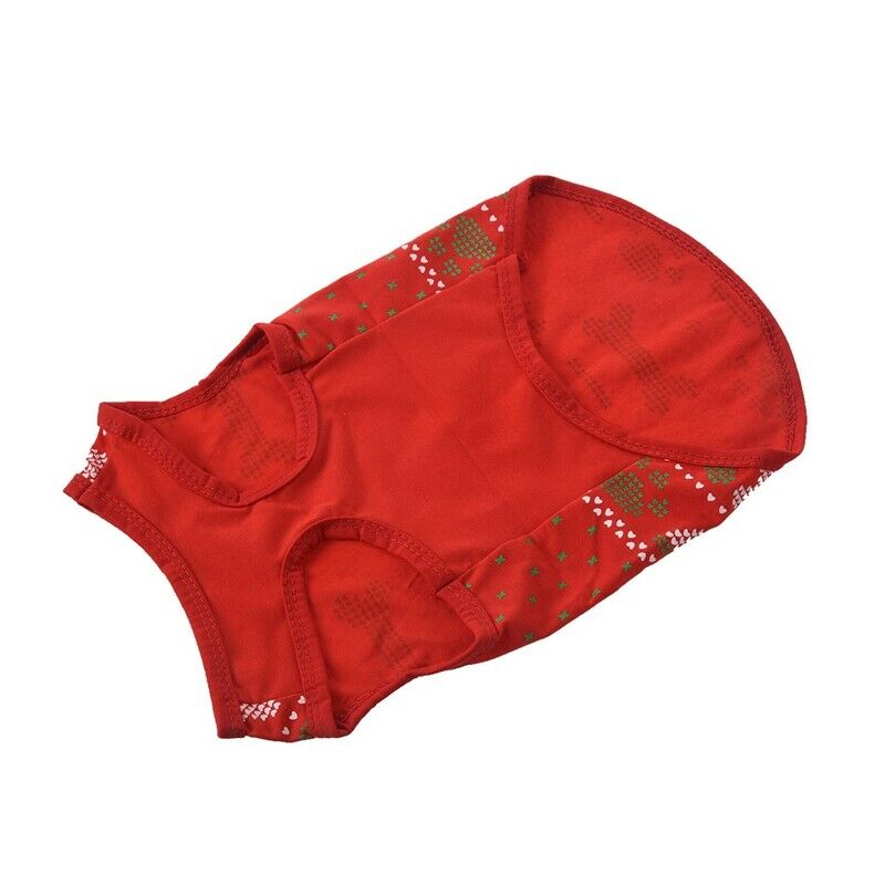 Pet Puppy Small Dog Cat Pet Clothes Dress Vest T Shirt Apparel Clothes Red