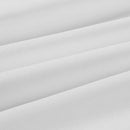 Solid Color Loose Straight Dress Pleated Women Chiffon Dresses (White S)