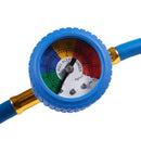 R134A Refrigerant Recharge Hose Car Air Conditioning Pressure Gauge C2O4