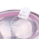 Insulated Food Container Thermal Round Bowl Lunch Dinner Box Outdoor Pink
