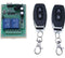 30-50m 433MHZ 24V 2 Relay Wireless Remote Control Switch+2pcs Two Keys RC ABS