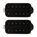 2 Pieces Black Guitar  Pickups Double Coil Pickup Screw Guitar Part