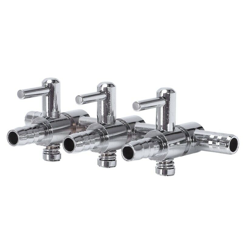 5mm pipe diameter 3way output aquarium airflow control lever pump valve S5L4