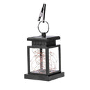 Solar Panel Copper Wire Lamp IP44 Hang Clip Light Outdoor Garden Decoration