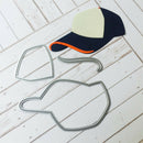 Baseball cap Metal Cutting Dies Stencil Scrapbook Paper Cards Craft Embossing TO