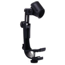 2x Adjustable Microphone Drum Clip Mic. Clamps Support Groove Gear Black M8D1
