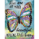 Butterfly 5D DIY Diamond Painting Full Round Drill Embroidery Wall Picture