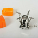 1x Portable Camping Stove Mini BBQ Furnace Outdoor Pocket Gas Burner
