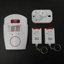 Wireless PIR Motion Sensor Alarm With 2 Remote Controllers For Ca S0U2 Shed W9L4