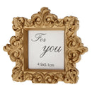 Golden Picture Photo Frame, Desktop, for  4.5 x 4.5 cm Photos