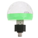 Mini USB led Party Lights Portable Crystal Magic Ball Home Party Karaoke De I6T6
