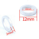 Pack of 10pcs Bike Chainwheel Screw Chainring Washer Gasket Bicycle Dual to
