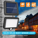 56LED Solar Motion Sensor Wall Light Outdoor Waterproof Yard Safety Street Lamp