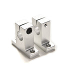 New 2PCS SK12 12mm Bearing CNC Aluminum Linear Rail Shaft Guide Support MO