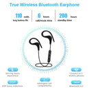 AX-01 Wireless Bluetooth Headset Sport Stereo Headphone Earphone (Black) A