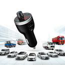 1X(Bluetooth V4.2 Car Fm Transmitter Wireless Radio Adapter Mp3 Player Plus