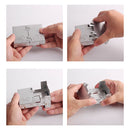 Camping Stove, Stainless Steel Folding Alcohol Stove Alcohol Burner Pocket Stove
