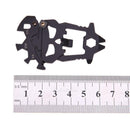 12 in 1 Stainless Steel Screwdriver Wrench Opener EDC Pocket Survival Multi Tool