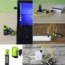 2pc 4 AAA 1.5 V charger USB rechargeable AAA Li-po-Battery Battery. I5W3 Ba R4E5