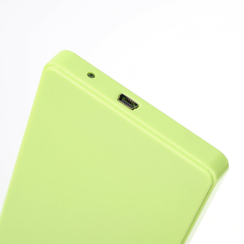 2.5 inch USB2.0 SATA HDD Hard Disk Drive External Portable SSD Case (Green)