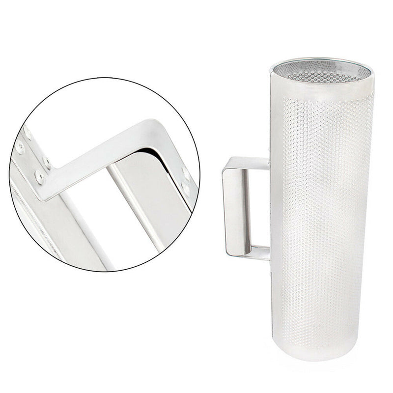 Stainless Steel Guiro with Scraper Percussion Instrument Musical TraininO`US
