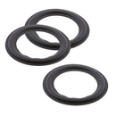 3Pcs Perforated Rubber Speaker Foam Edge Surround Rings Replacements for DIY